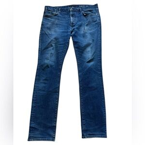 John Varvatos USA Men’s Bowery slim straight jeans blue size 36x34 denim casual